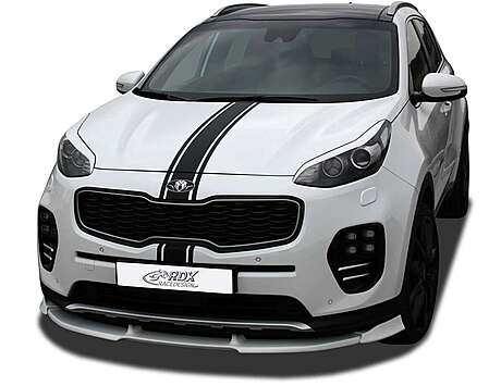 RDX RDFAVX30732 Front Spoiler VARIO-X for KIA Sportage (QL/QLE, -2018) Front Lip Splitter