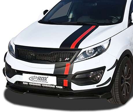 RDX RDFAVX30693 Front Spoiler VARIO-X for KIA Sportage (SL) Front Lip Splitter