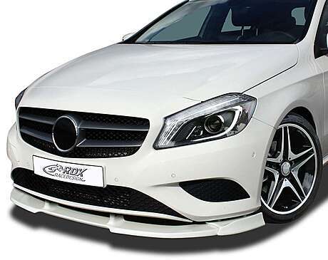 RDX RDFAVX30623 Front Spoiler VARIO-X for MERCEDES A-Class W176 (2012-2015) Front Lip Splitter