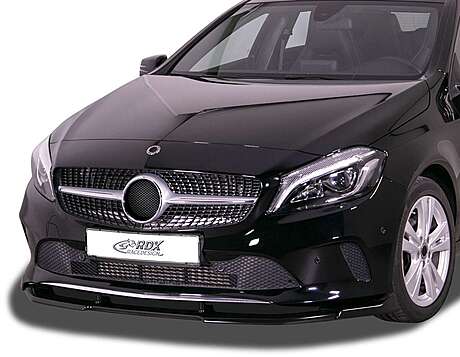 RDX RDFAVX30054 Front Spoiler VARIO-X for MERCEDES A-Class W176 (2015-2018) Front Lip Splitter