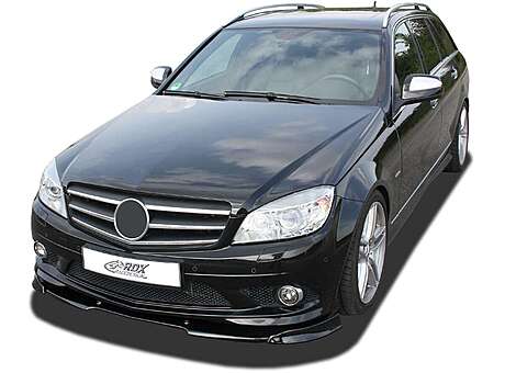 RDX RDFAVX30608 Front Spoiler VARIO-X for MERCEDES C-Class W204 / S204 AMG-Styling -2011 (Fit for Cars with AMG-Styling Front Bumper) Front Lip Splitter