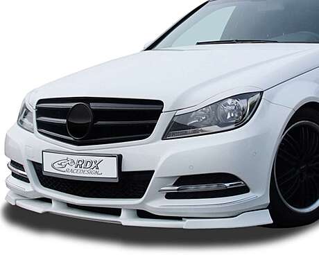 RDX RDFAVX30335 Front Spoiler VARIO-X for MERCEDES C-Class W204 2011+ Front Lip Splitter