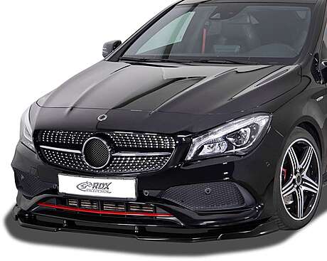 RDX RDFAVX30222 Front Spoiler VARIO-X for MERCEDES CLA Sport AMG-Sport C117 / X117 2016+ Front Lip Splitter