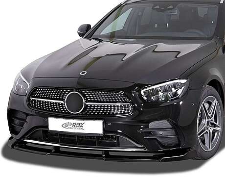 RDX Front Spoiler VARIO-X for MERCEDES E-Class AMG-Line (2020+) W213, S213, A238, C238 Front Lip Splitter 
