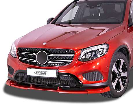RDX RDFAVX30920 Front Spoiler VARIO-X for MERCEDES GLC X253 & GLC Coupé C253 -2019 Front Lip Splitter 