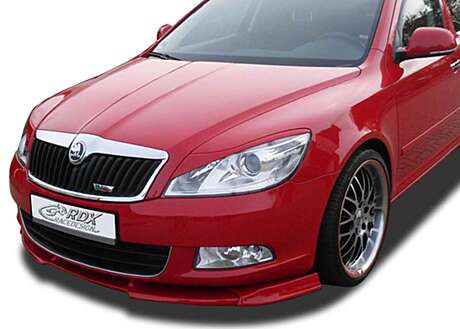 RDX RDFAVX30521 Front Spoiler VARIO-X for SKODA Octavia 2 Facelift Typ 1Z 2008+ (not RS) Front Lip Splitter