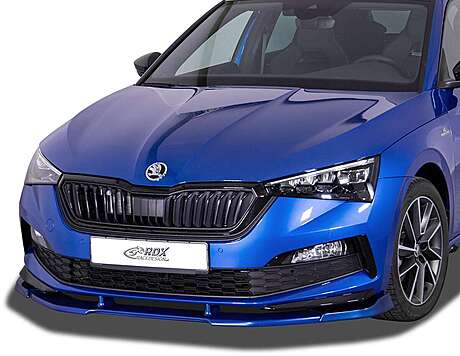 RDX RDFAVX30133 Front Spoiler VARIO-X for SKODA Scala (NW) 2018+ Front Lip Splitter