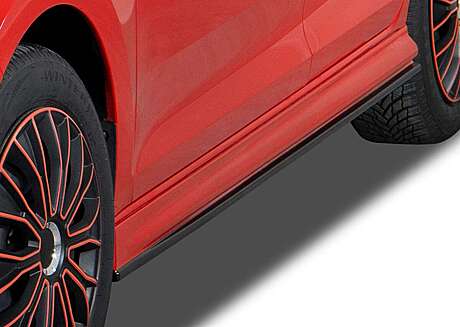 RDX RDSL400147 Side Skirts for SKODA Rapid (NH / 2012+) "Edition"