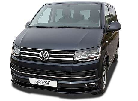 RDX RDFAVX30723 Front Spoiler VARIO-X for VW T6 (for painted and unpainted bumper) Front Lip Splitter