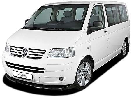 RDX RDFAVX30593 Front Spoiler VARIO-X for VW T5 -2009 (for painted bumper, like Multivan, …) Front Lip Splitter