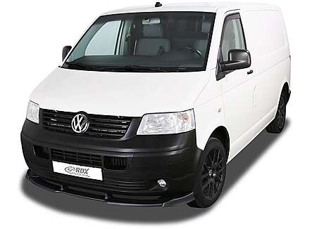 RDX RDFAVX30592 Front Spoiler VARIO-X for VW T5 -2009 (for unpainted bumper, like Transporter, …) Front Lip Splitter