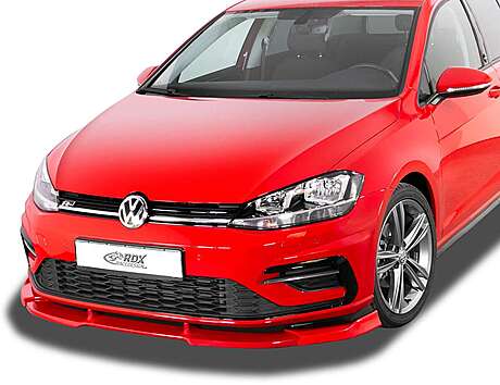 RDX RDFAVX30837 Front Spoiler VARIO-X for VW Golf 7 Facelift 2017+ R-Line & R Front Lip Splitter