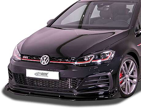 RDX RDFAVX30951 Front Spoiler VARIO-X for VW Golf 7 GTI TCR Facelift 2017+ Front Lip Splitter