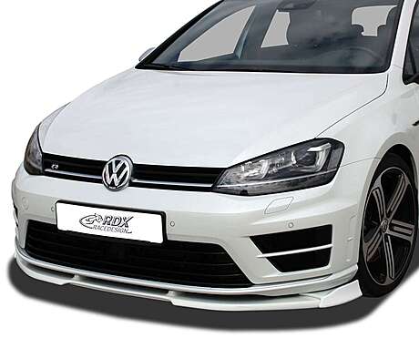 RDX RDFAVX30753 Front Spoiler VARIO-X for VW Golf 7 R Front Lip Splitter
