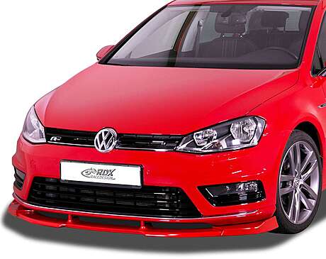 RDX RDFAVX30938 Front Spoiler VARIO-X for VW Golf 7 R-Line (-2017) Front Lip Splitter