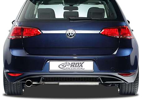 RDX RDHA018 Rear Bumper Extension for VW Golf 7 "GTI-Look" center part