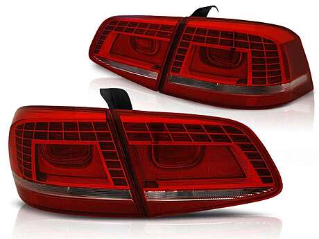  Rear Tail Lights Red LED Volkswagen Passat B7 Saloon 2010-2014