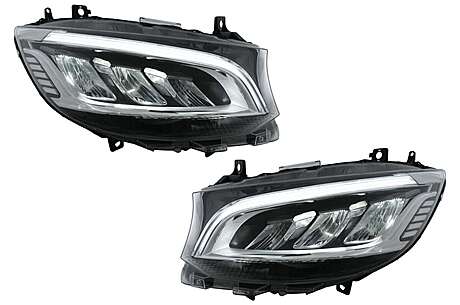 LED Headlights suitable for Mercedes Sprinter W907 (2019-2023) Black