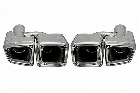 Exhaust Muffler Tips suitable for Mercedes C-Class E-Class S-Class CLS SL SLK W204 W211 W221 W219 E63 W212 