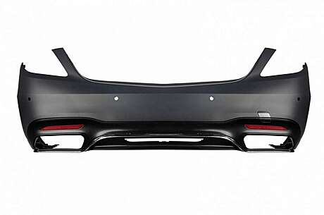 Rear Bumper suitable for Mercedes S-Class W222 (2013-2020) S65 Design