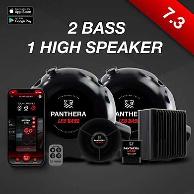 PANTHERA LEO ACTIVE SOUND 2 BASS ALTAVOCES + 1 ALTA ALTAVOZ