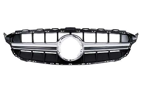 Front Grille suitable for Mercedes W205 Sedan S205 T-Modell A205 Cabriolet C205 Coupe Facelift (03.2018-2020)