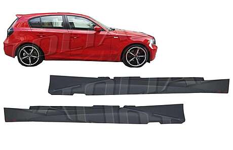 Side Skirts suitable for BMW 1 Series E87 (2003-2012) 5 Doors M-Technik Sport Design