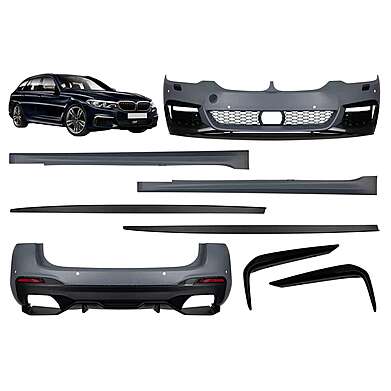 M Performance Design Design package suitable for BMW 5 Series G31 Touring 2017-2019 with type 550 diffuser